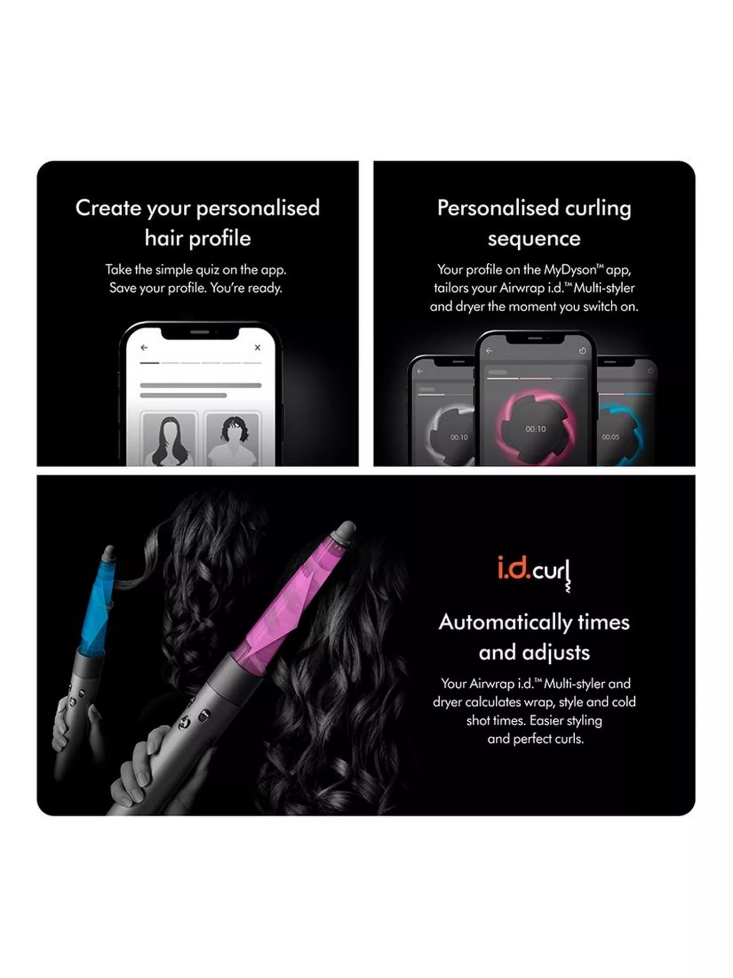 Dyson Airwrap i.d. Straight+Wavy Hair Styler - Jasper/Plum