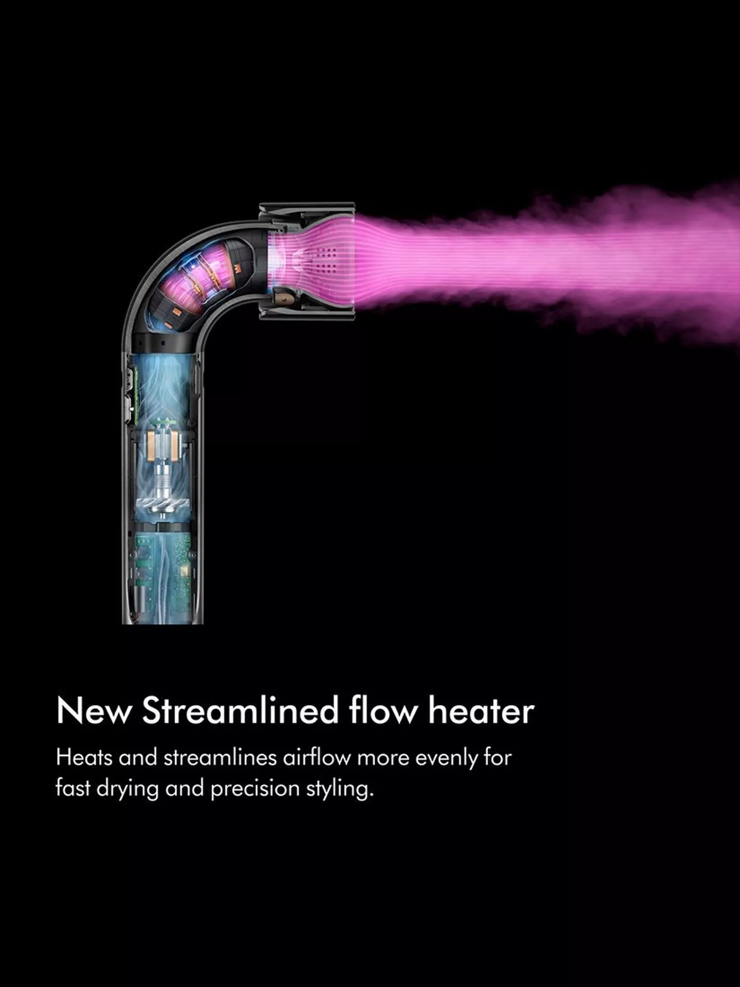 Dyson Supersonic r Straight+Wavy Hair Dryer Ceramic/Pink