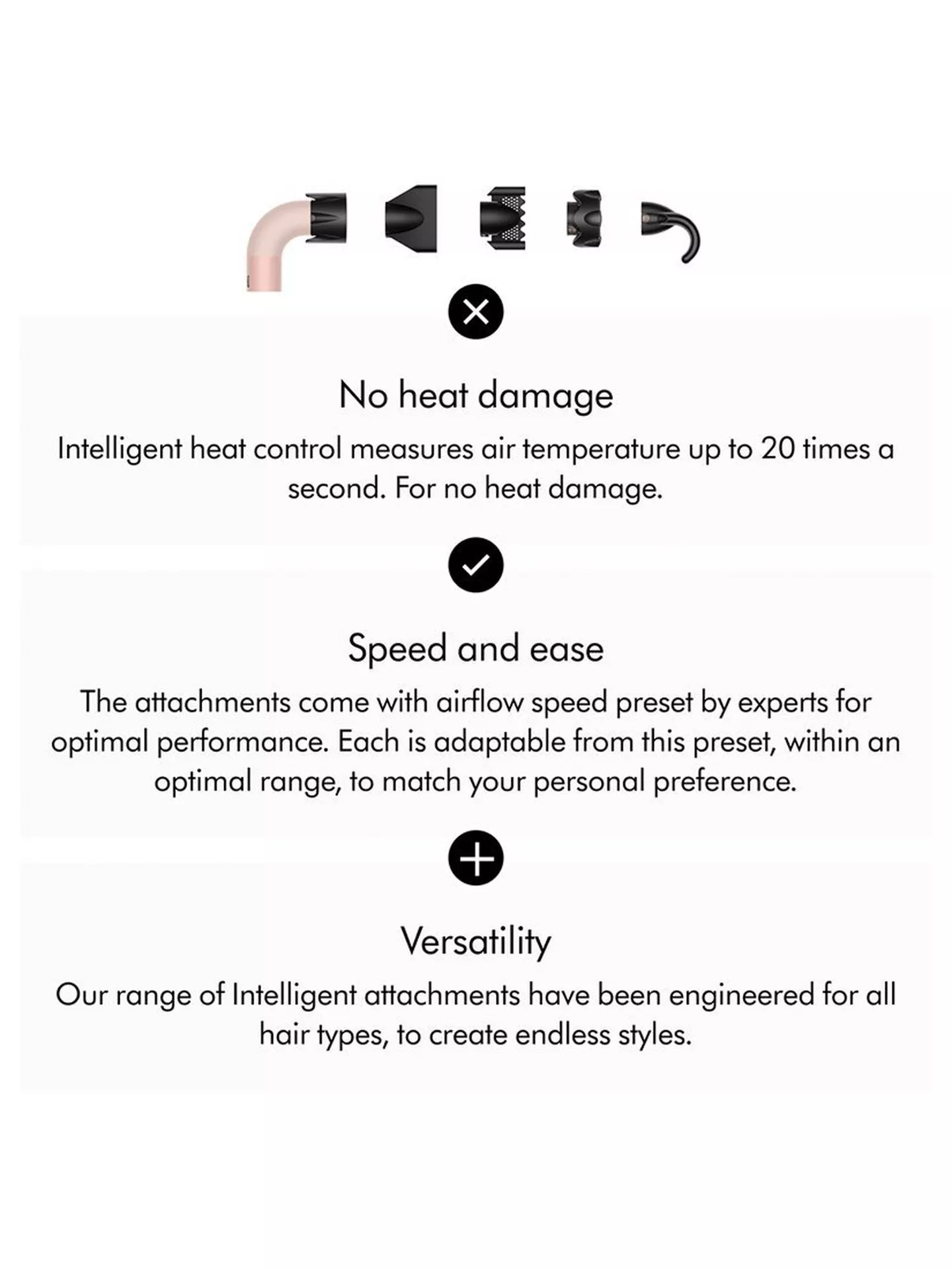 Dyson Supersonic r Straight+Wavy Hair Dryer Ceramic/Pink